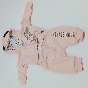 Pink Disney Baby Minnie Mouse Sweatsuit (0-3M)
